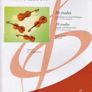 Poilleux 20 études violon