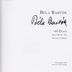 Bartok 44 duos vol 2