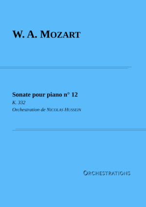 Couverture Mozart sonate 12