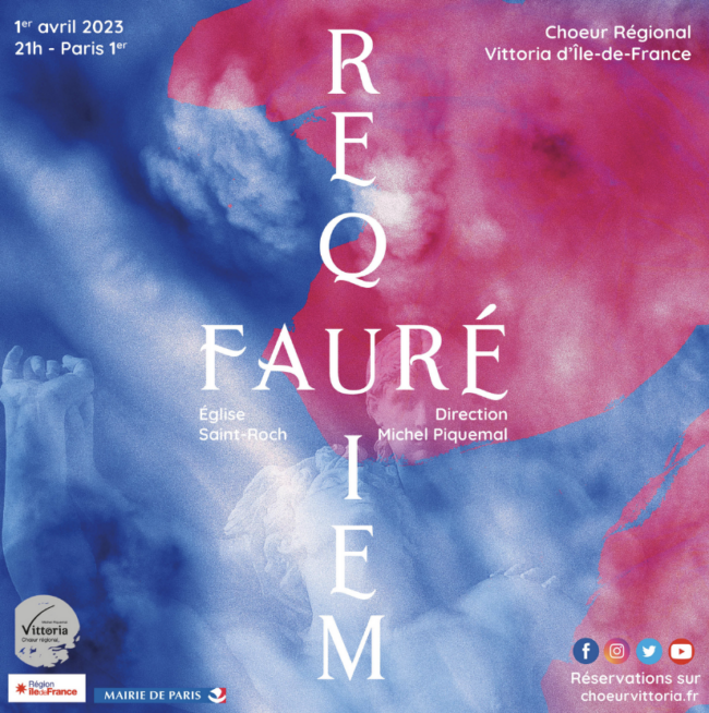 Affiche concert Ostinato Fauré 2023